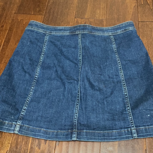 Madewell Denim Patch Pocket A-Line Mini Skirt Size 6 - Picture 5 of 5